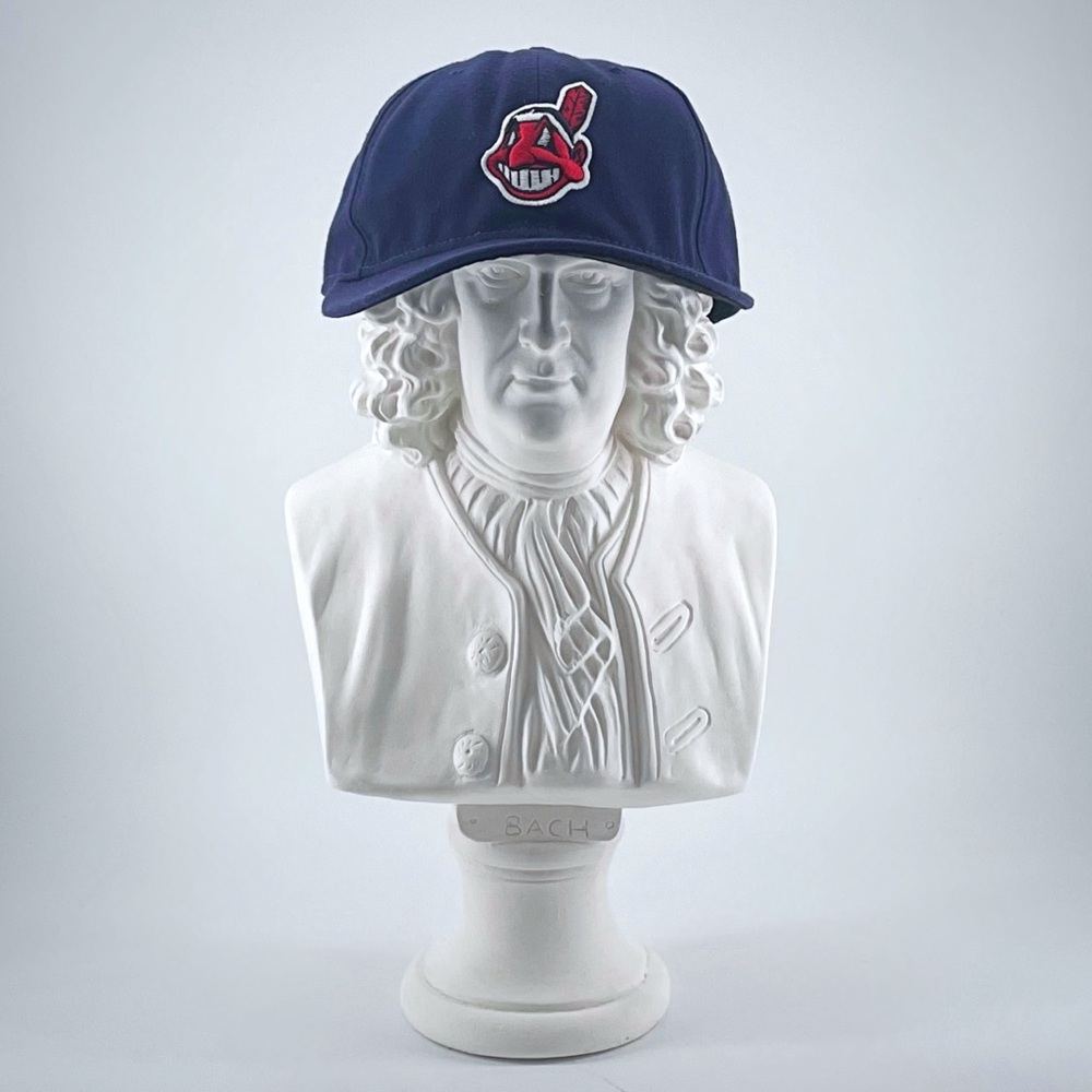 Nbl New Era Cleveland Ohio Red Navy Blue On-Field Indians Baseball Sport Cap Hat